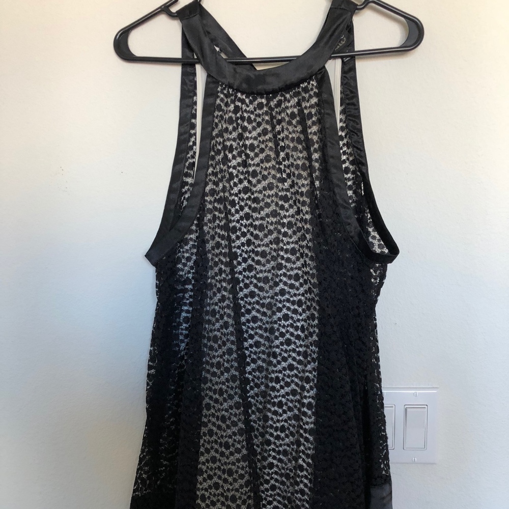 Tie neck top
